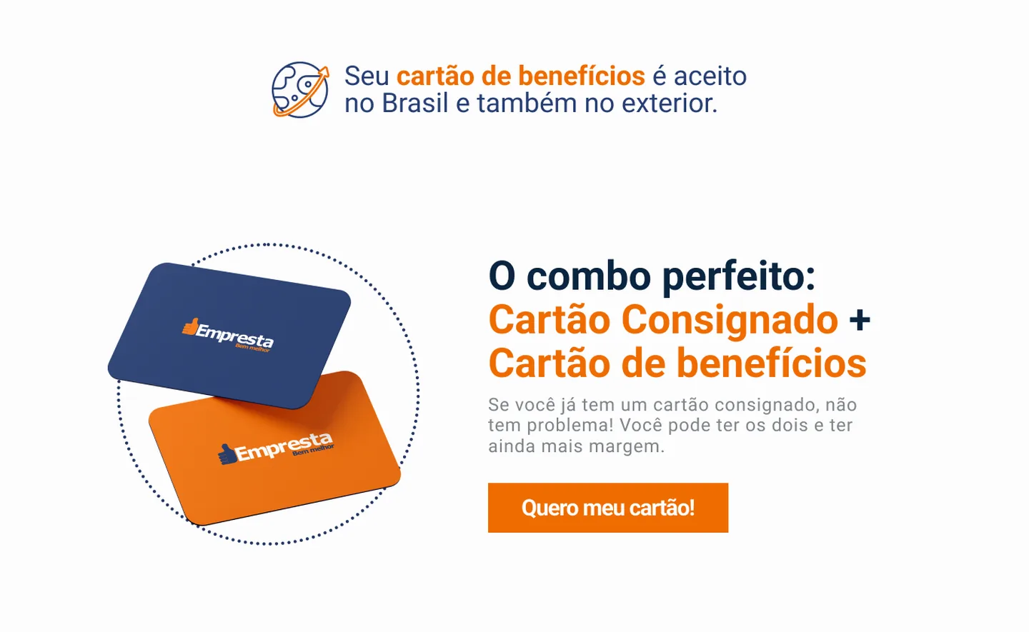 Aceito no exterior e o combo