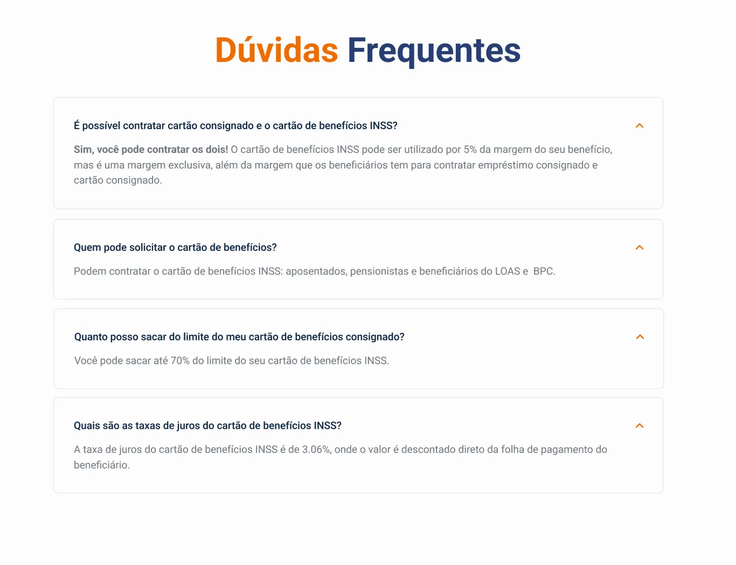 Dúvidas frequentes