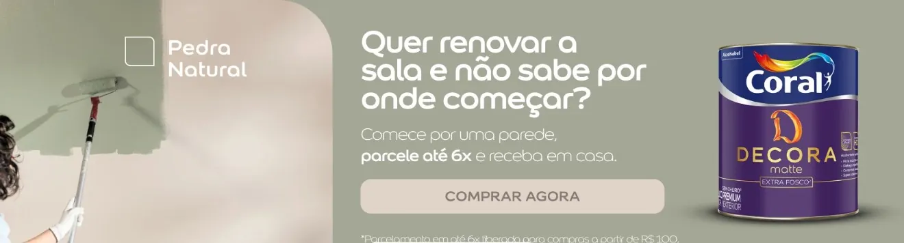 Decora: renovar a sala começando por uma parede, em até 6x