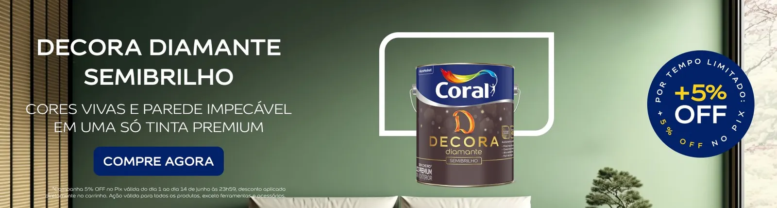 Decora Diamante Semibrilho com +5% OFF no Pix