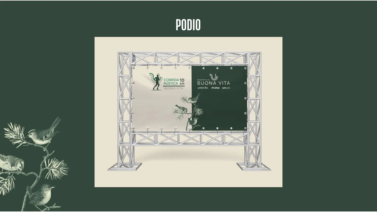 Banner del podio