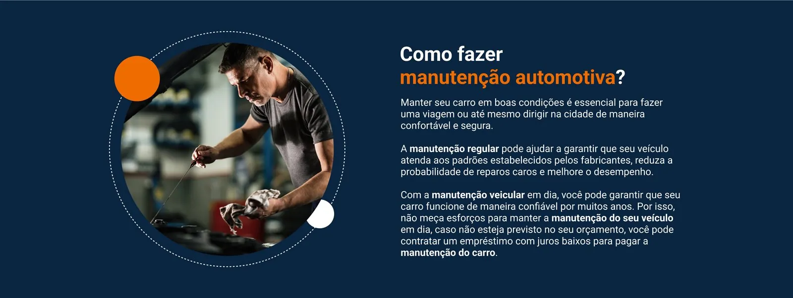 Conteúdo sobre manutenção