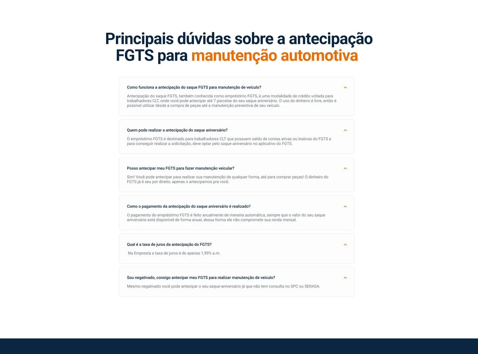 Perguntas frequentes