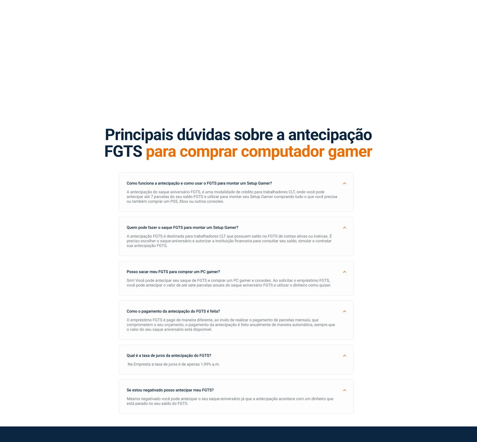 Perguntas frequentes