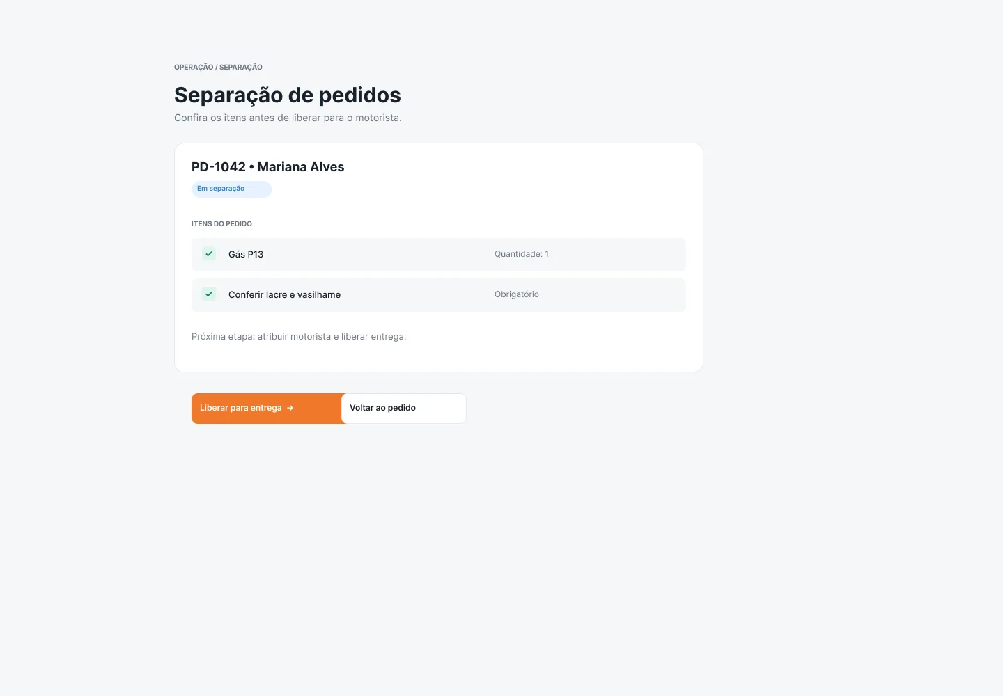 Preparación
