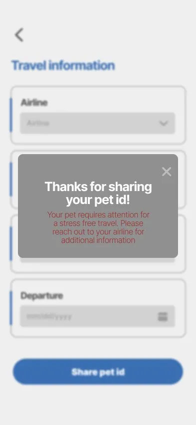 Pet que precisa de atenção