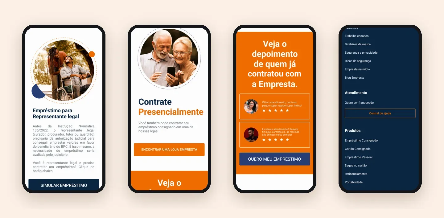 Para quem é, contratar presencialmente, depoimentos e rodapé
