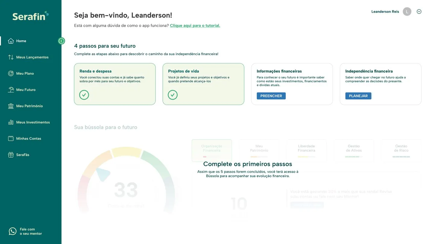 Home: os 4 primeiros passos para destravar a bússola financeira
