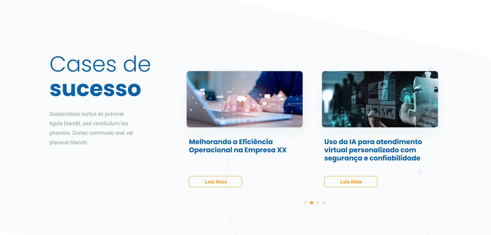 Cases de sucesso