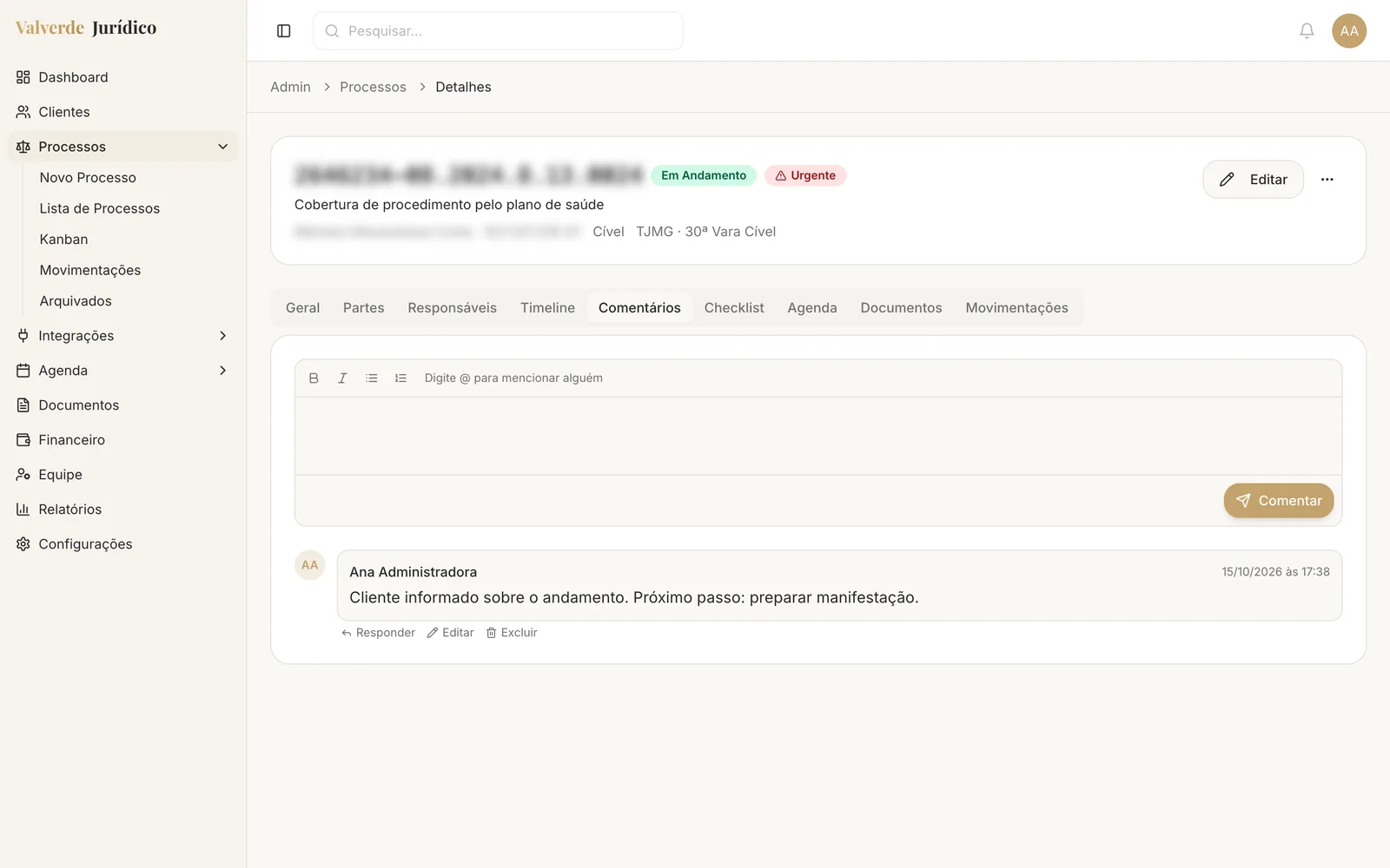 Comments with mentions