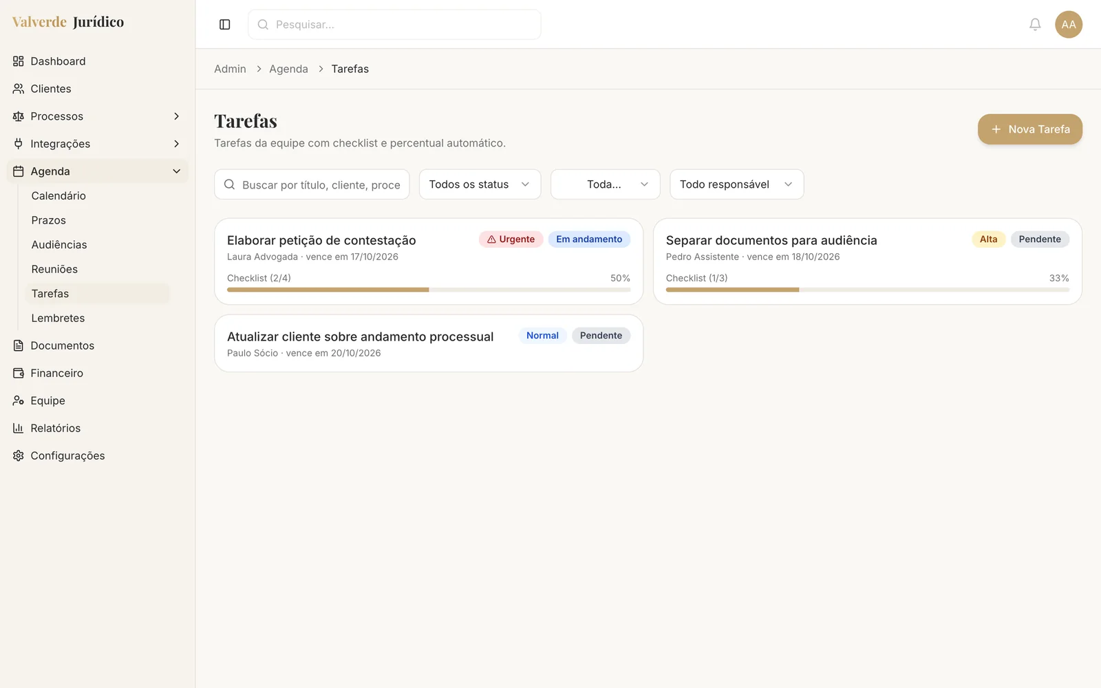 Tasks