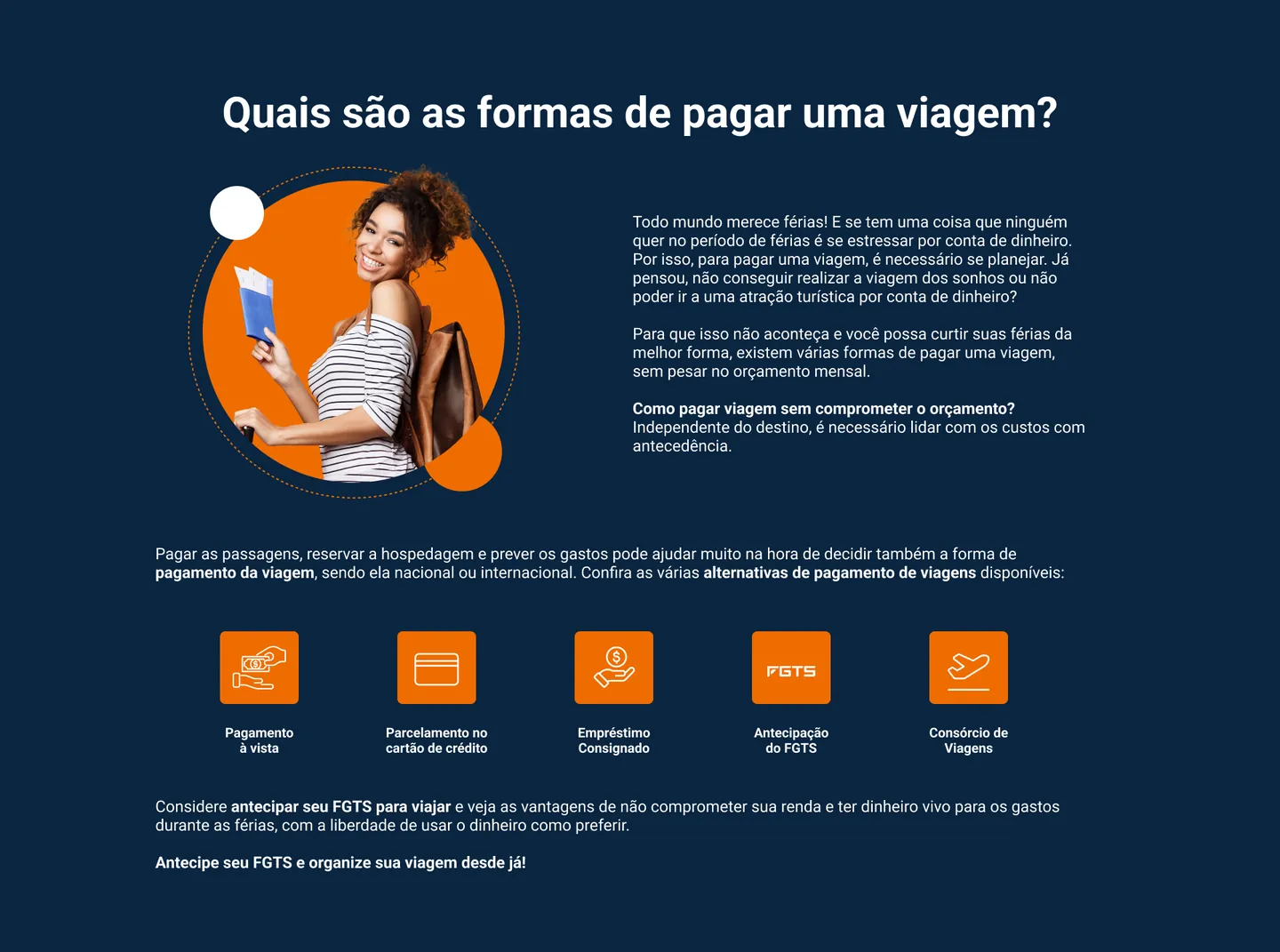 As formas de pagar uma viagem