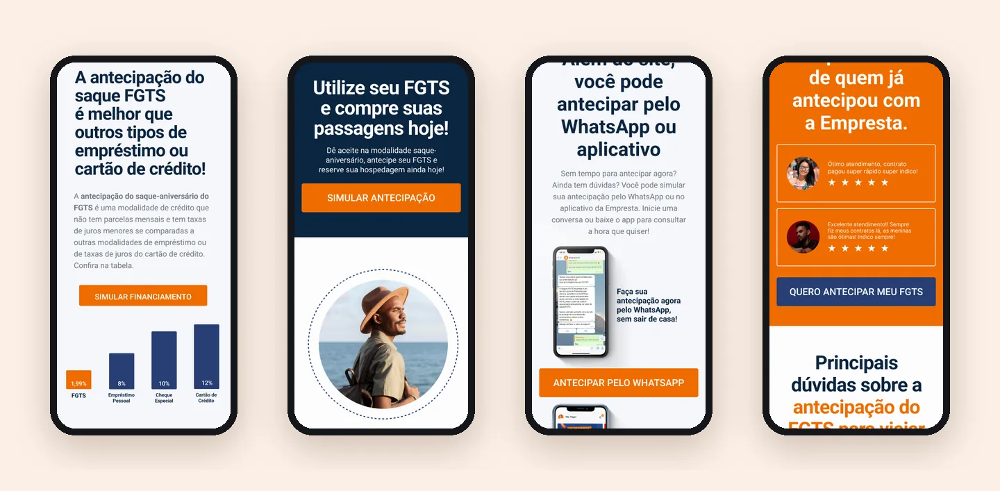 Comparativo de taxas, chamada, WhatsApp e app e depoimentos